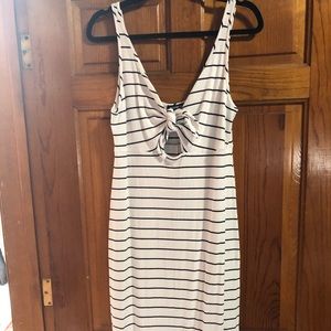 EXPRESS cut out tank midi dress